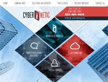 Tablet Screenshot of cyberneticinc.com